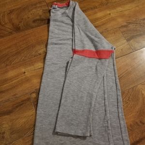 White birch long sleeve gray & orange top size XL